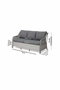 Hanah Home Conjunto de Jardín Rondi Crema y Marrón